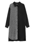 Herringbone Panel Shirt Dress
